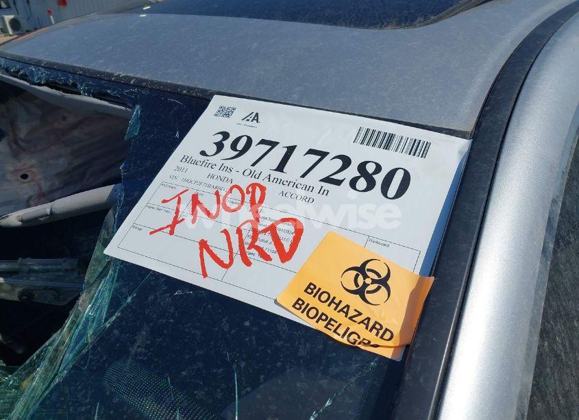 Photo 5 of 2011 Honda Accord 2.4 EX (VIN 1HGCP2F71BA804413)