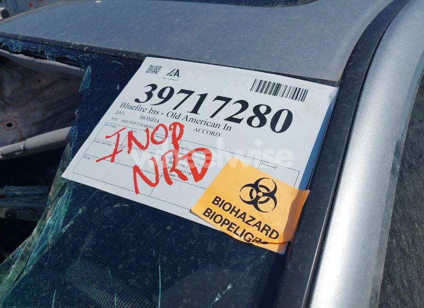 Photo 8 of 2011 Honda Accord 2.4 EX (VIN 1HGCP2F71BA804413)