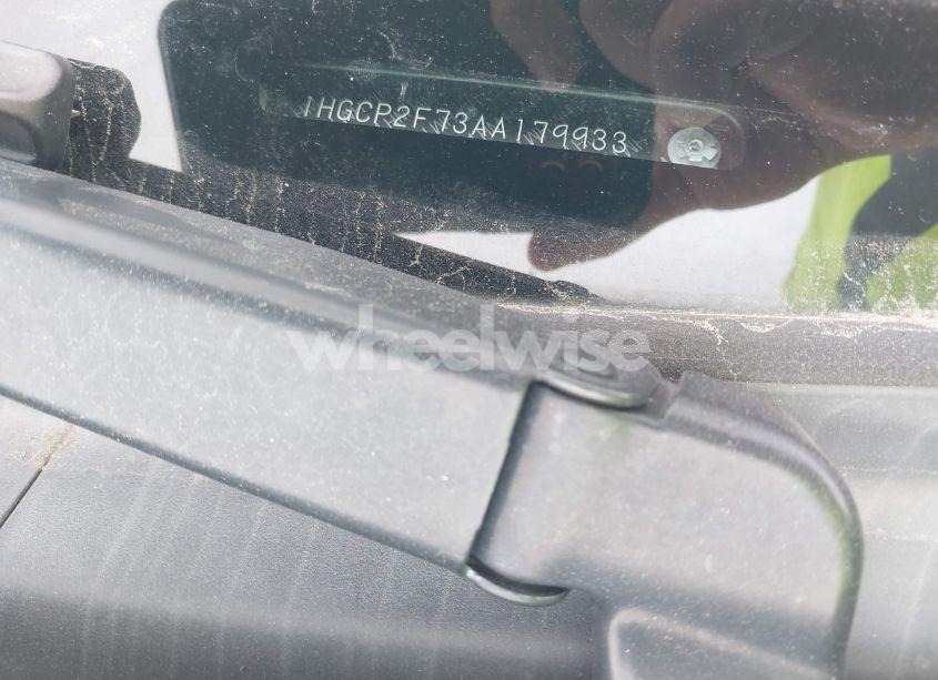 Photo 9 of 2010 Honda Accord 2.4 EX (VIN 1HGCP2F73AA179933)