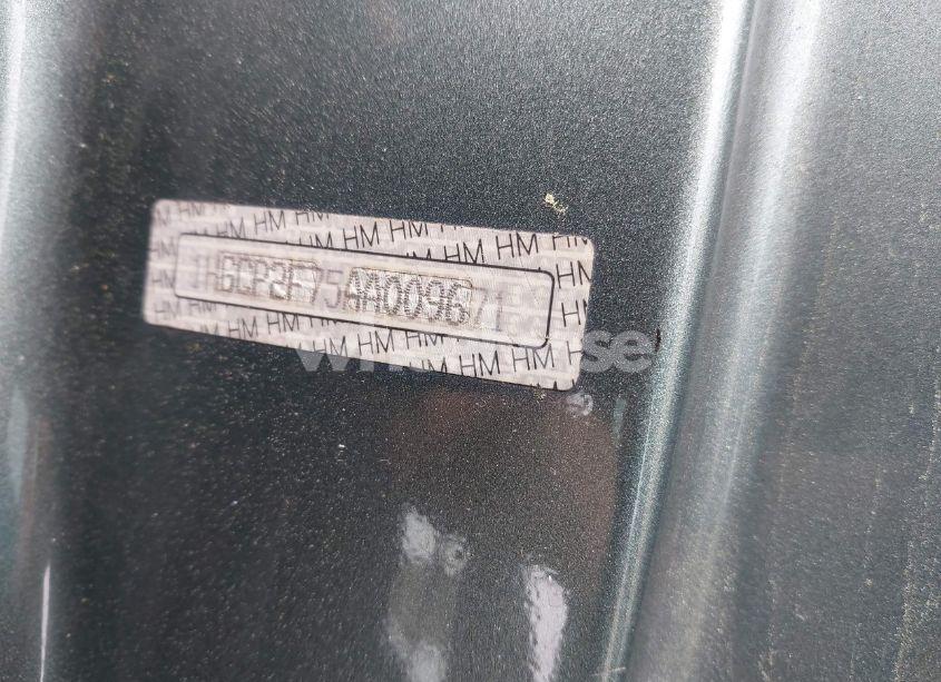 Photo 9 of 2010 Honda Accord 2.4 EX (VIN 1HGCP2F75AA009671)