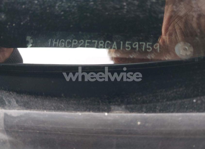 Photo 9 of 2012 Honda Accord 2.4 EX (VIN 1HGCP2F78CA159759)