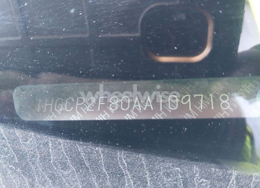 Photo 9 of 2010 Honda Accord 2.4 EX-L (VIN 1HGCP2F80AA109718)