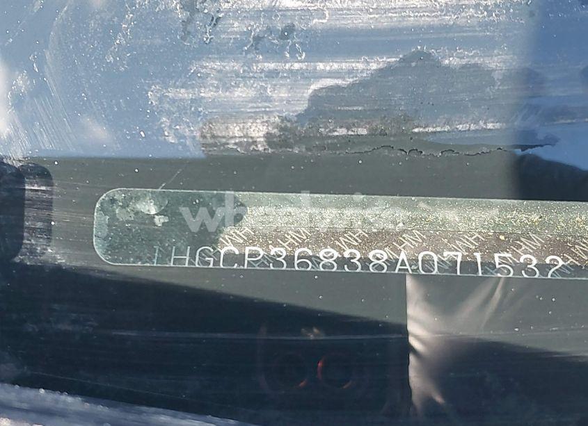 Photo 9 of 2008 Honda Accord 3.5 EX-L (VIN 1HGCP36838A071532)