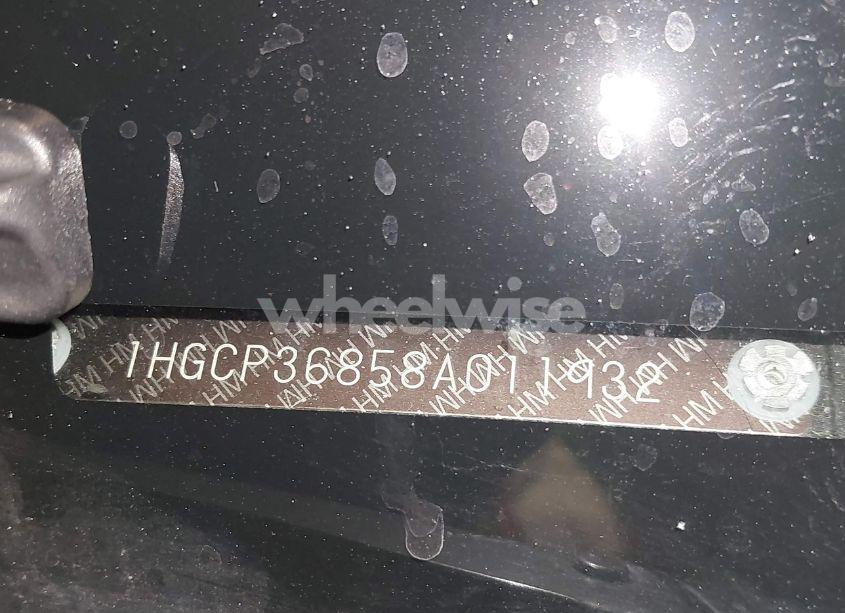 Photo 9 of 2008 Honda Accord 3.5 EX-L (VIN 1HGCP36858A011932)