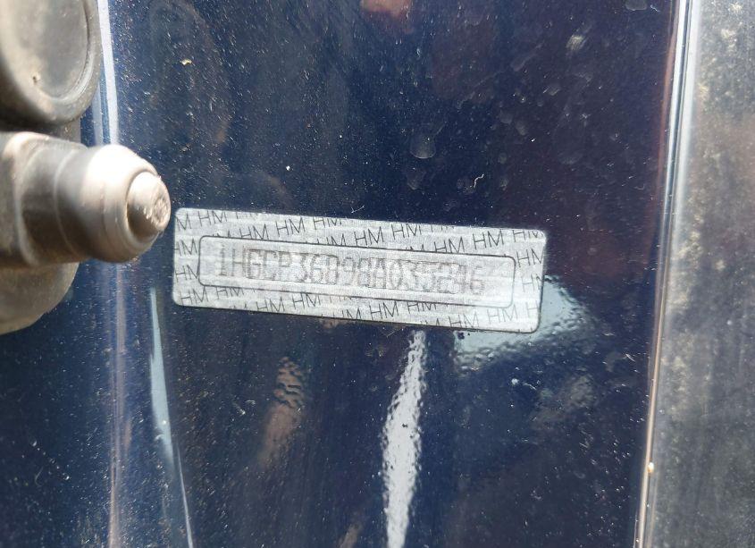 Photo 9 of 2008 Honda Accord 3.5 EX-L (VIN 1HGCP36898A035246)