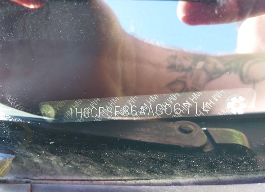 Photo 9 of 2010 Honda Accord 3.5 EX-L (VIN 1HGCP3F86AA006714)