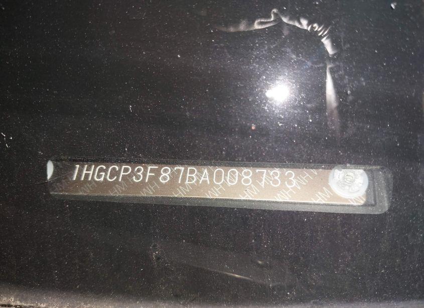 Photo 18 of 2011 Honda Accord 3.5 EX-L (VIN 1HGCP3F87BA008733)