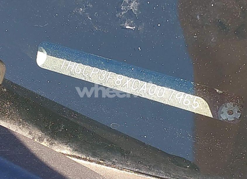 Photo 9 of 2012 Honda Accord 3.5 EX-L (VIN 1HGCP3F8XCA007965)