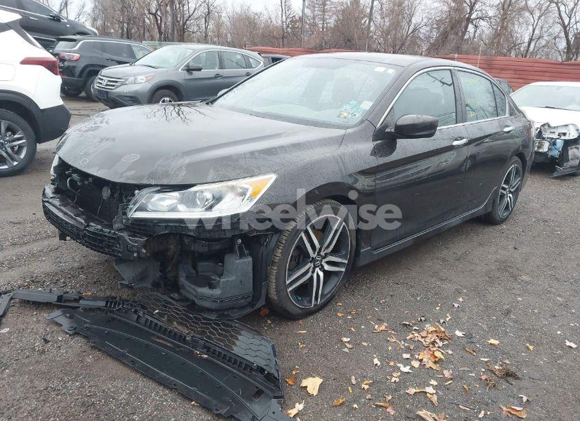 Photo 2 of 2017 Honda Accord SPORT SE (VIN 1HGCR2F16HA068275)