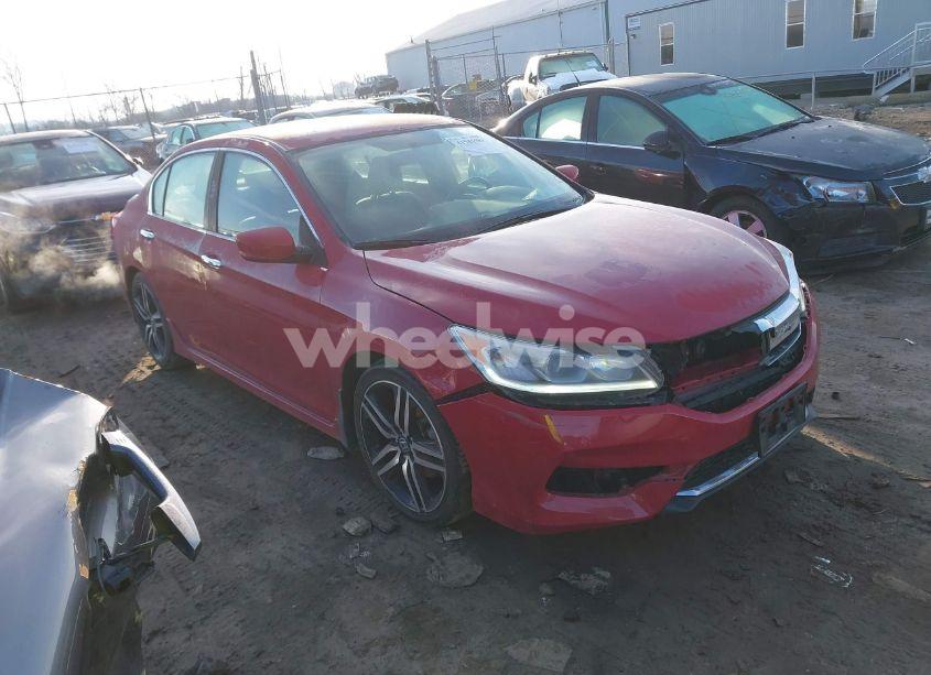 2017 Honda Accord SPORT SE (VIN 1HGCR2F18HA258062) main photo