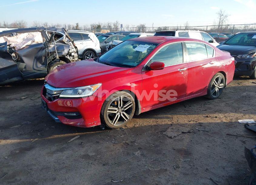 Photo 2 of 2017 Honda Accord SPORT SE (VIN 1HGCR2F18HA258062)