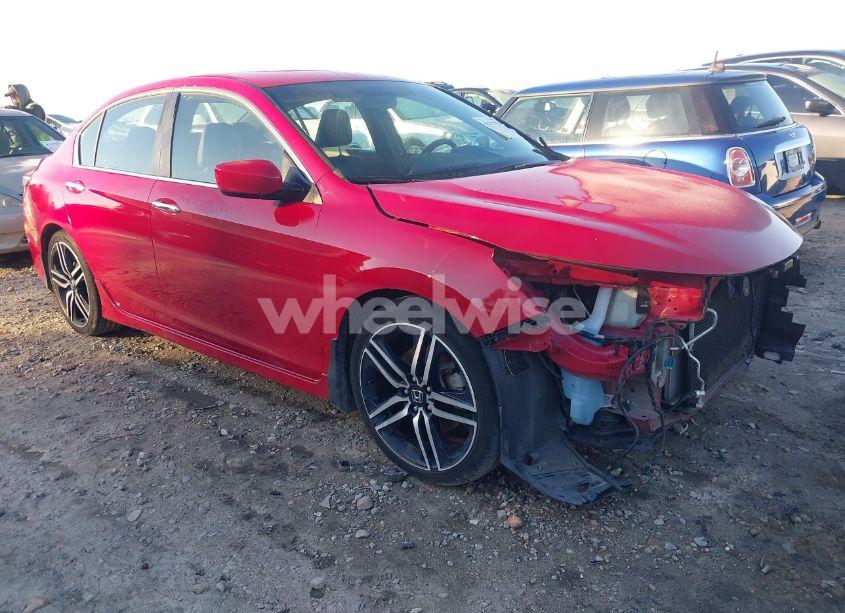 2017 Honda Accord SPORT SE (VIN 1HGCR2F1XHA299406) main photo