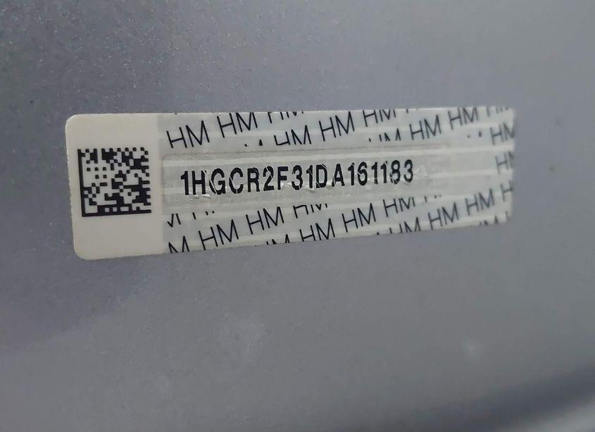 Photo 9 of 2013 Honda Accord LX (VIN 1HGCR2F31DA161183)