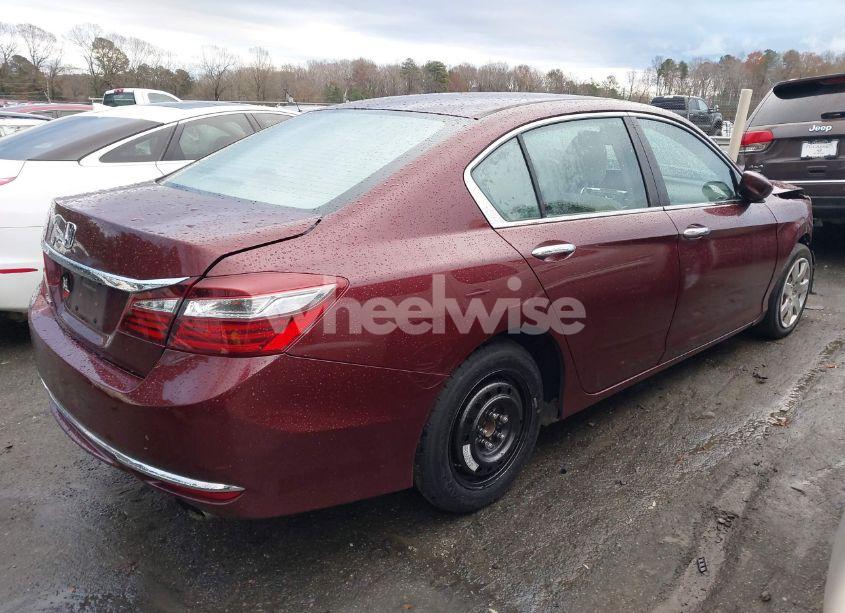 Photo 4 of 2016 Honda Accord LX (VIN 1HGCR2F31GA117494)