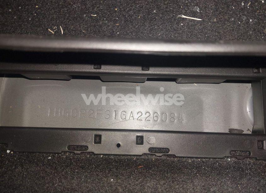 Photo 9 of 2016 Honda Accord LX (VIN 1HGCR2F31GA226084)