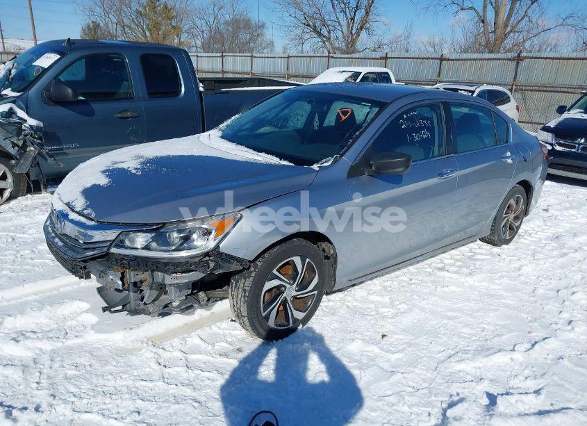 Photo 2 of 2016 Honda Accord LX (VIN 1HGCR2F33GA112345)