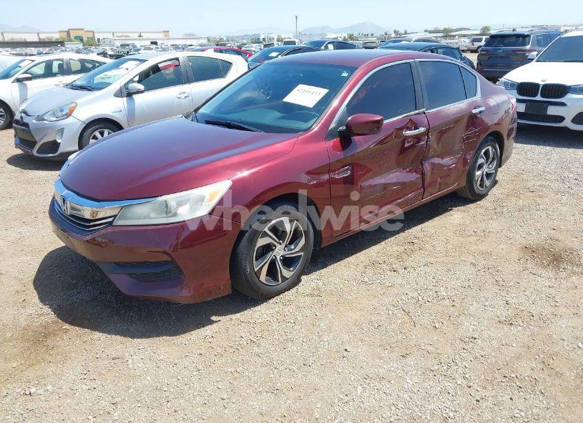 Photo 2 of 2017 Honda Accord LX (VIN 1HGCR2F34HA118690)