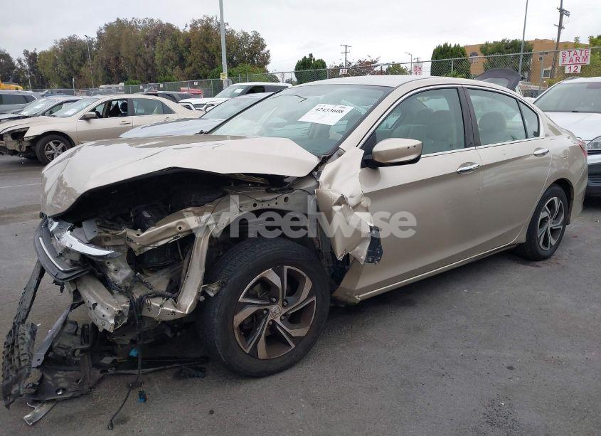 Photo 2 of 2017 Honda Accord LX (VIN 1HGCR2F35HA202520)