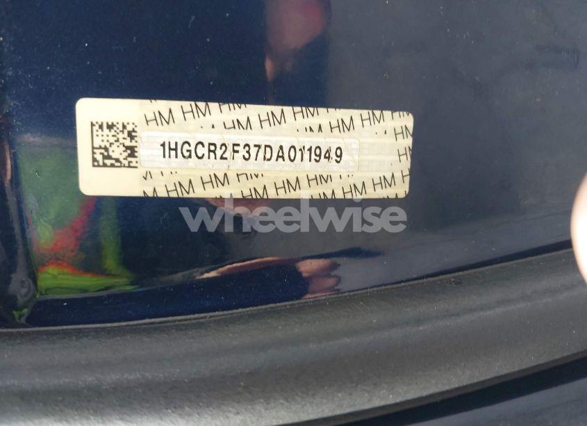 Photo 9 of 2013 Honda Accord LX (VIN 1HGCR2F37DA011949)