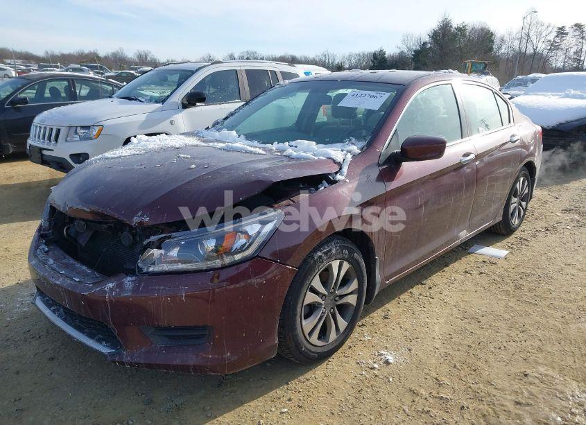 Photo 2 of 2013 Honda Accord LX (VIN 1HGCR2F37DA099448)