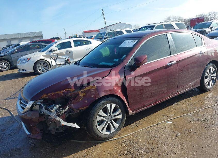 Photo 2 of 2014 Honda Accord LX (VIN 1HGCR2F37EA034357)