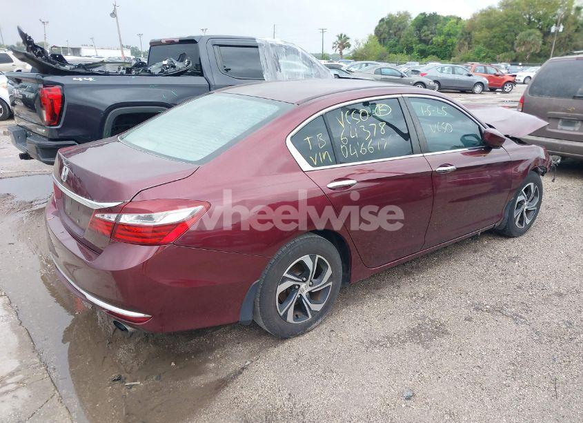 Photo 4 of 2016 Honda Accord LX (VIN 1HGCR2F38GA046617)