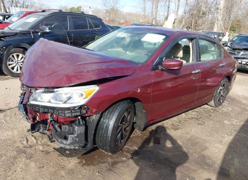 Photo 2 of 2016 Honda Accord LX (VIN 1HGCR2F39GA144863)