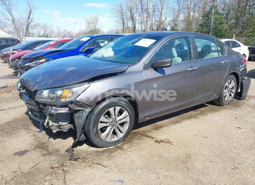 Photo 2 of 2013 Honda Accord LX (VIN 1HGCR2F3XDA107445)