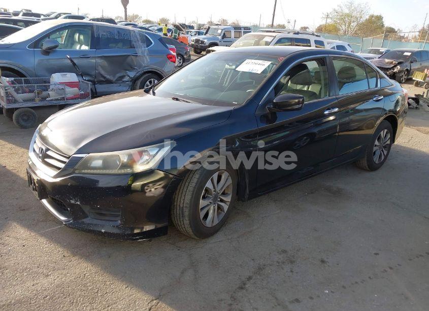 Photo 2 of 2014 Honda Accord LX (VIN 1HGCR2F3XEA013969)