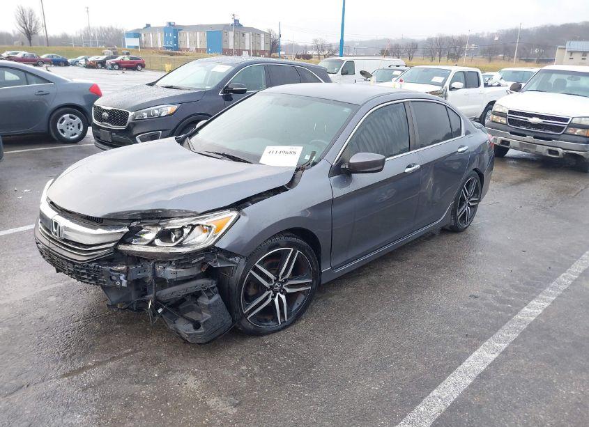 Photo 2 of 2016 Honda Accord SPORT (VIN 1HGCR2F50GA106505)
