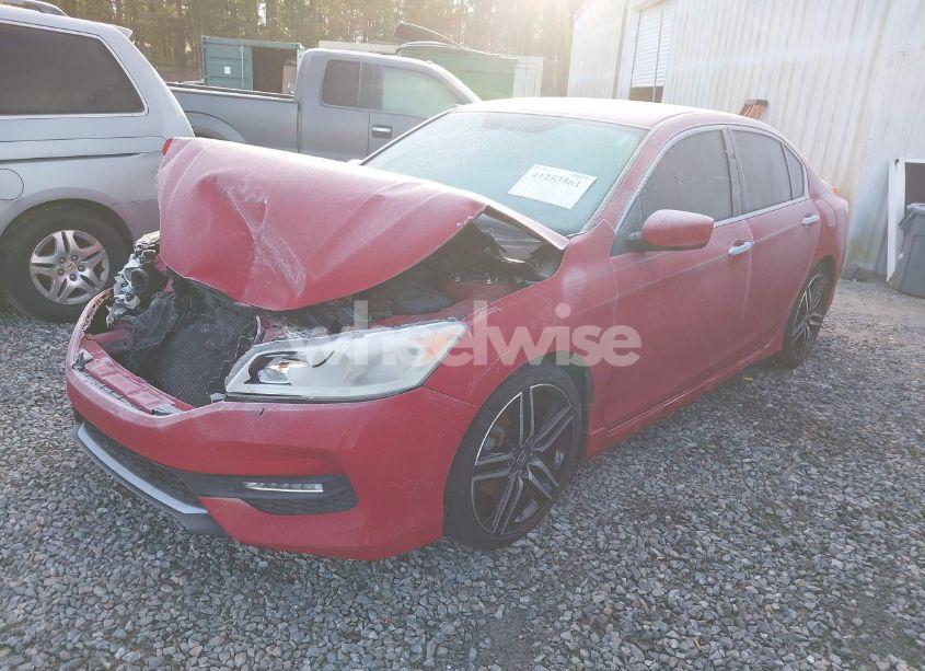 Photo 2 of 2016 Honda Accord SPORT (VIN 1HGCR2F50GA135387)