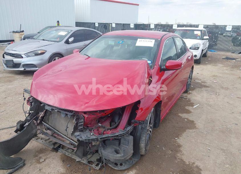 Photo 2 of 2016 Honda Accord SPORT (VIN 1HGCR2F50GA245937)