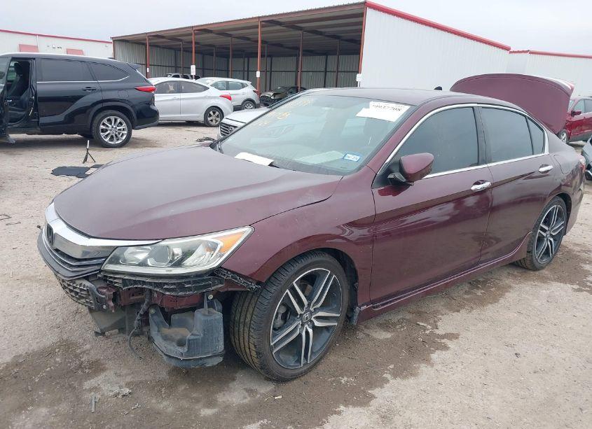 Photo 2 of 2017 Honda Accord SPORT (VIN 1HGCR2F50HA133513)