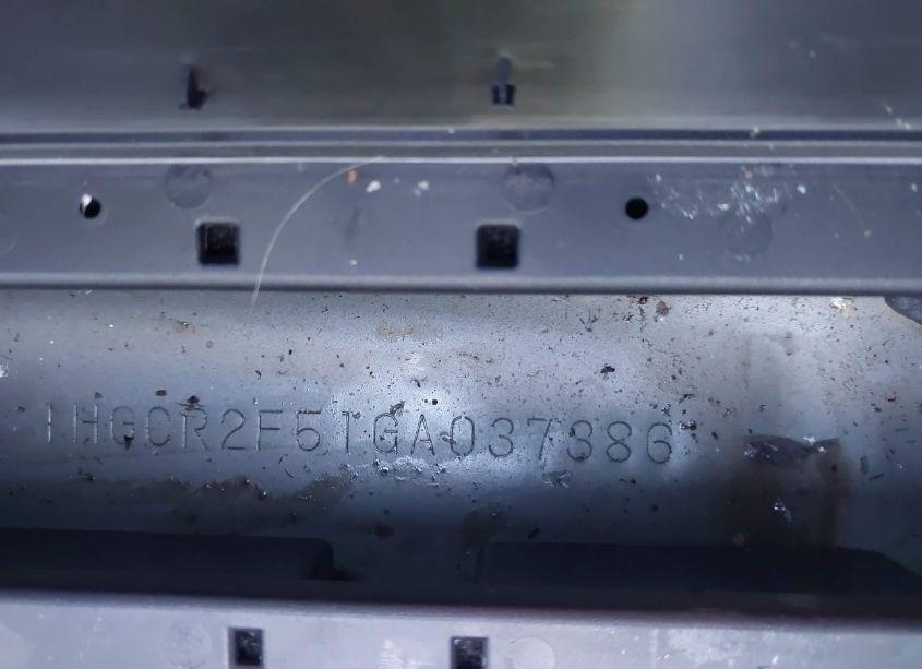 Photo 9 of 2016 Honda Accord SPORT (VIN 1HGCR2F51GA037386)