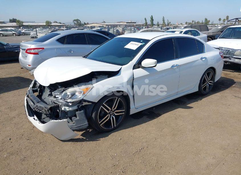 Photo 2 of 2016 Honda Accord SPORT (VIN 1HGCR2F51GA119490)