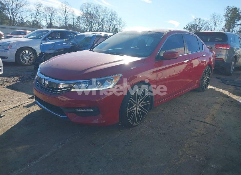 Photo 2 of 2016 Honda Accord SPORT (VIN 1HGCR2F51GA199681)