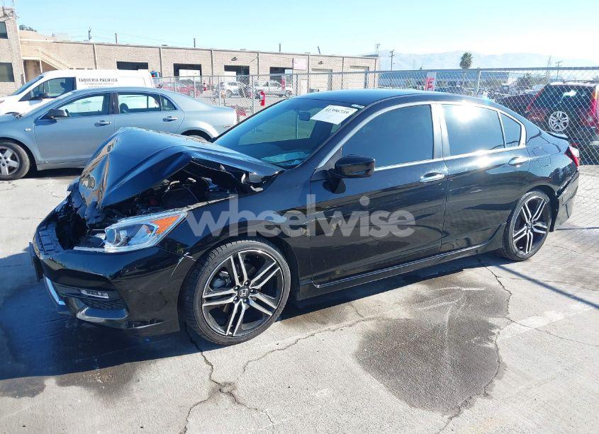 Photo 2 of 2017 Honda Accord SPORT (VIN 1HGCR2F51HA017169)