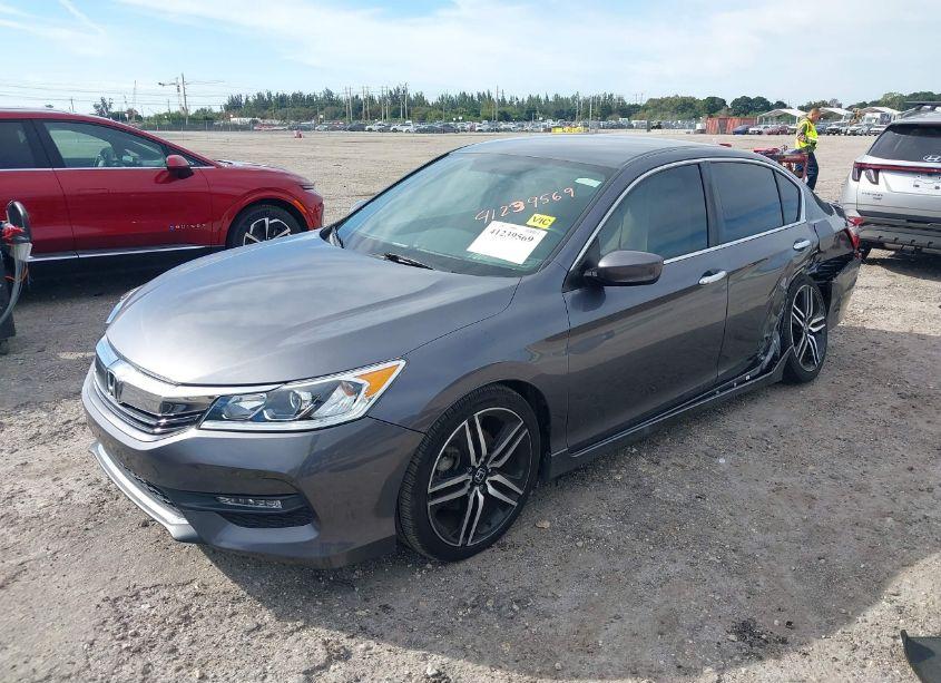 Photo 2 of 2017 Honda Accord SPORT (VIN 1HGCR2F51HA180193)