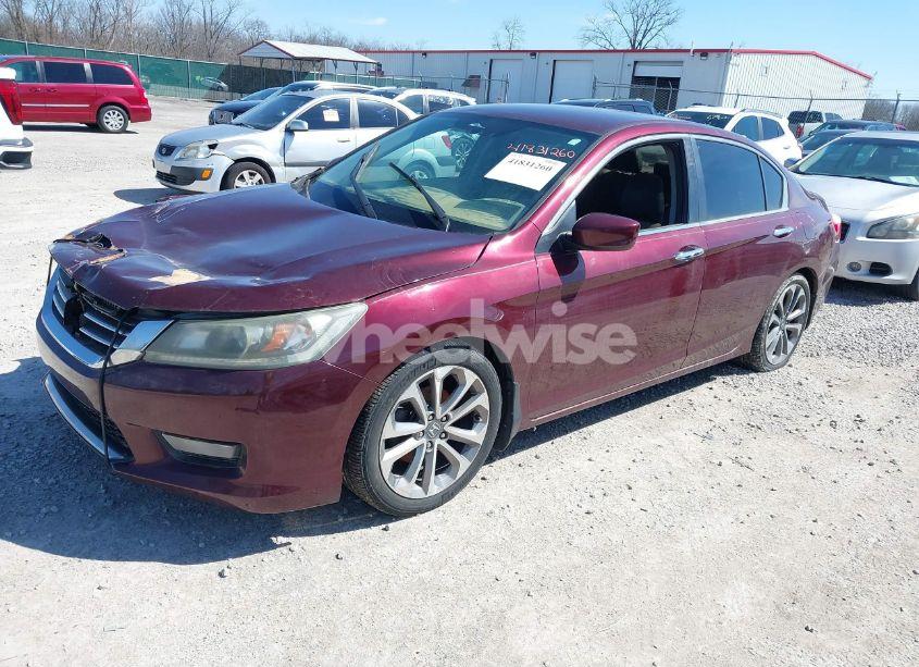 Photo 2 of 2014 Honda Accord SPORT (VIN 1HGCR2F52EA124680)