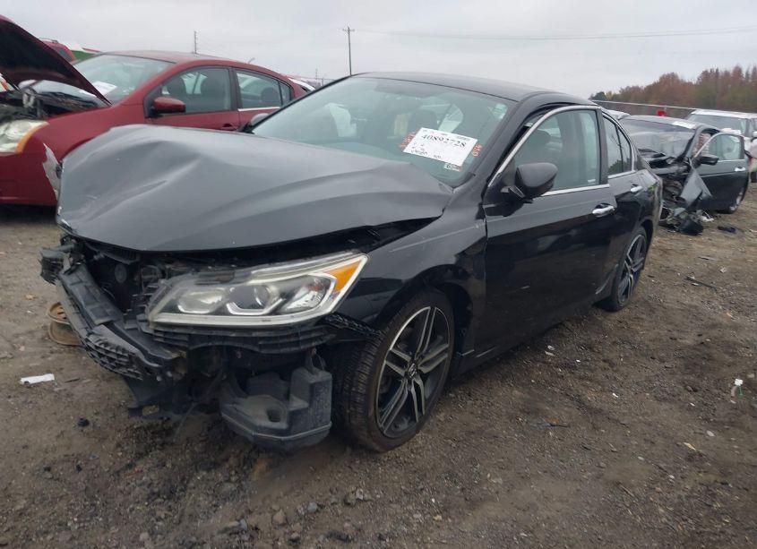 Photo 2 of 2016 Honda Accord SPORT (VIN 1HGCR2F52GA129459)