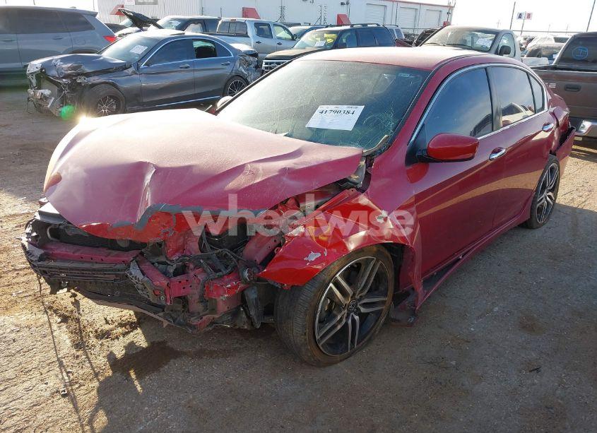 Photo 2 of 2016 Honda Accord SPORT (VIN 1HGCR2F52GA148559)