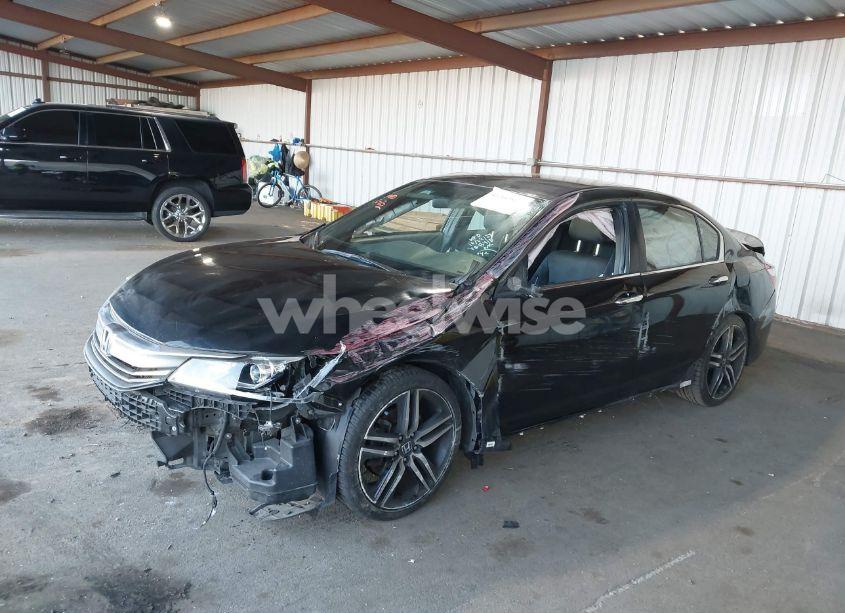 Photo 2 of 2016 Honda Accord SPORT (VIN 1HGCR2F52GA228413)