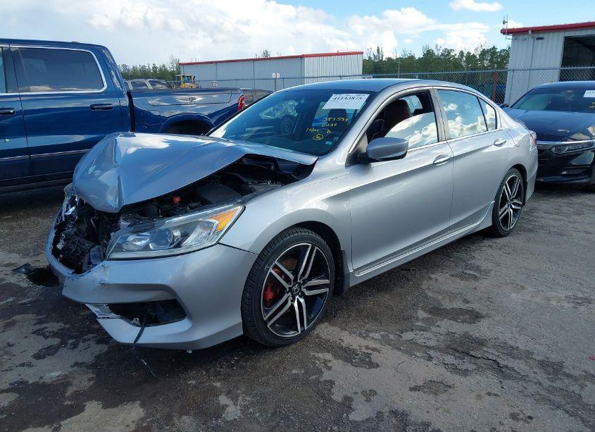 Photo 2 of 2017 Honda Accord SPORT (VIN 1HGCR2F52HA018234)