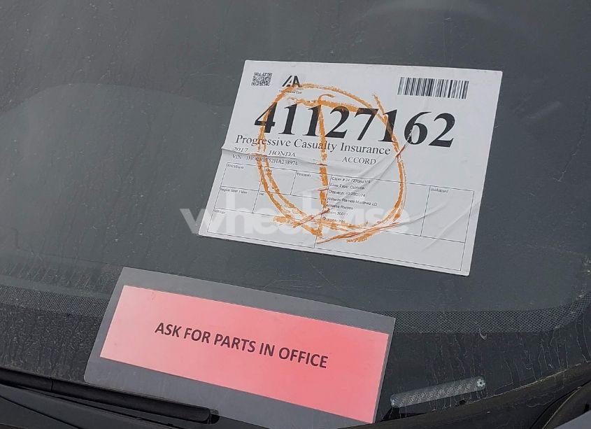 Photo 18 of 2017 Honda Accord SPORT (VIN 1HGCR2F52HA238974)