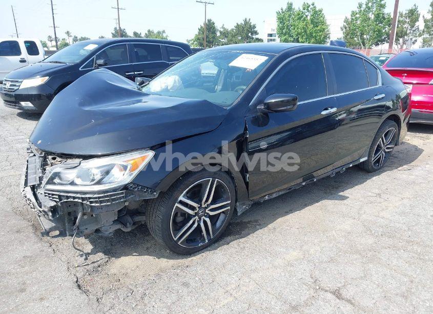 Photo 2 of 2016 Honda Accord SPORT (VIN 1HGCR2F53GA021254)
