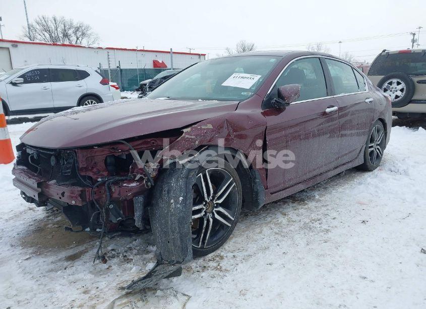Photo 2 of 2016 Honda Accord SPORT (VIN 1HGCR2F53GA032741)
