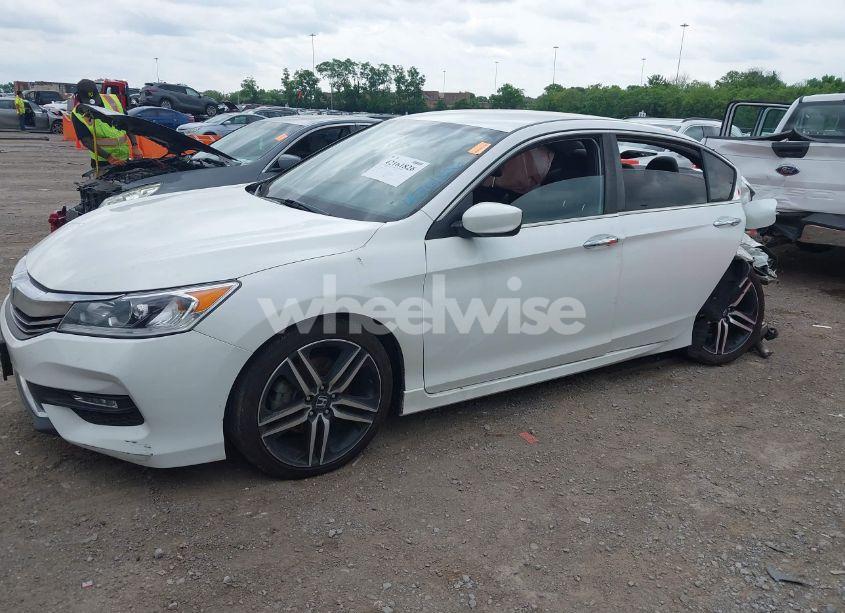 Photo 2 of 2017 Honda Accord SPORT (VIN 1HGCR2F53HA092410)