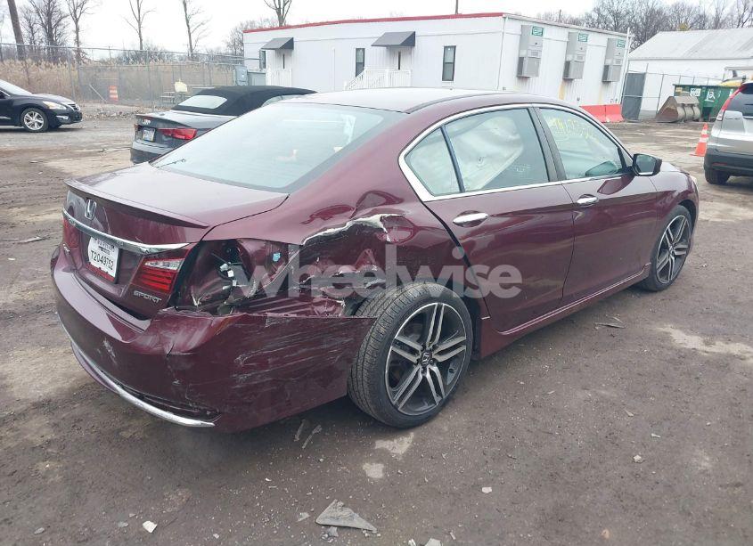 Photo 4 of 2017 Honda Accord SPORT (VIN 1HGCR2F53HA221424)