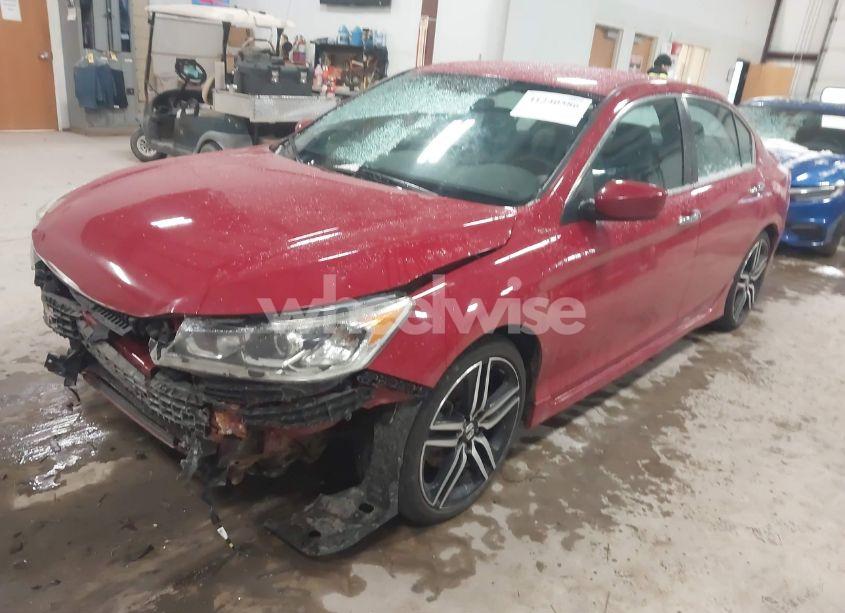 Photo 2 of 2016 Honda Accord SPORT (VIN 1HGCR2F54GA027113)