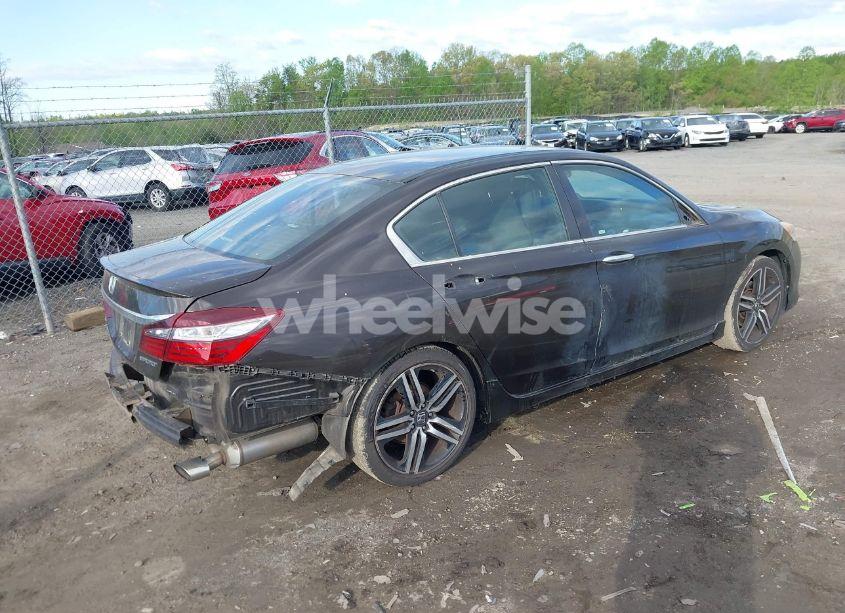 Photo 4 of 2016 Honda Accord SPORT (VIN 1HGCR2F54GA037785)